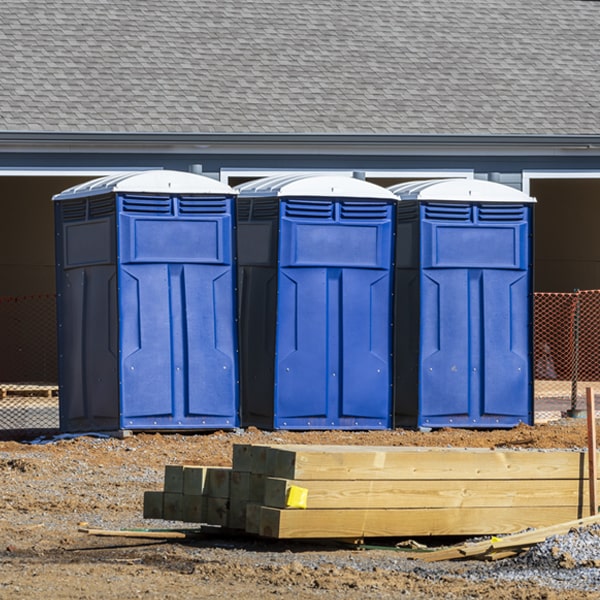 how can i report damages or issues with the porta potties during my rental period in Dayton